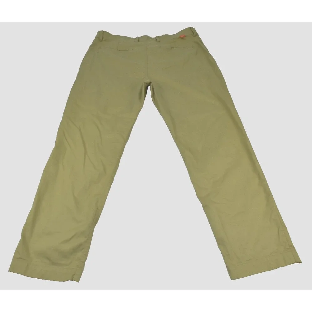 Nike Dri Fit Golf UV Men Pants Size 36x32 Standard Fit Beige Khaki -Flaws-